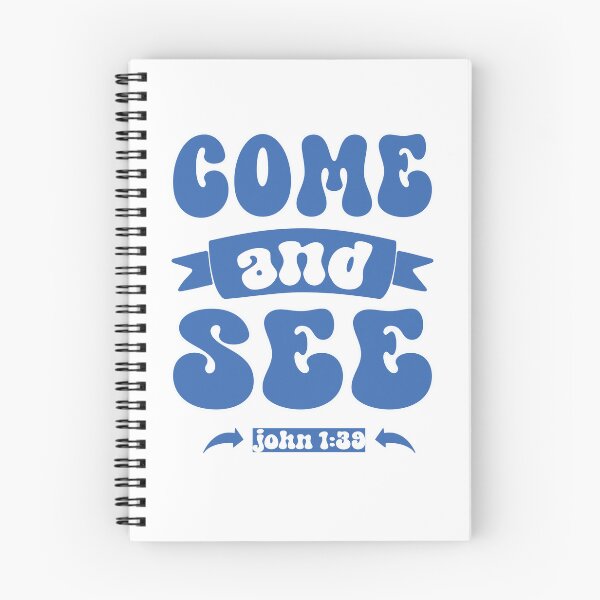 Item preview, COME AND SEE JOHN 1:39 CHRISTIAN JESUS WORDS designed and sold by ittybittyowl.