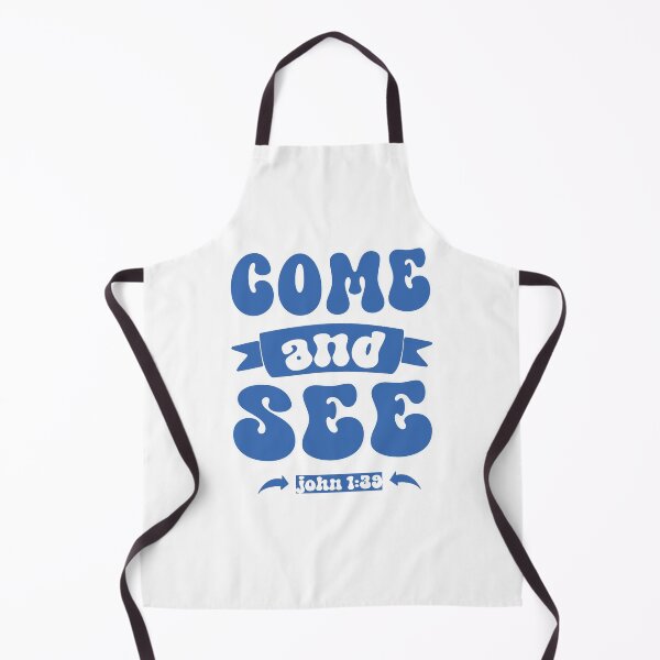 Item preview, COME AND SEE JOHN 1:39 CHRISTIAN JESUS WORDS designed and sold by ittybittyowl.