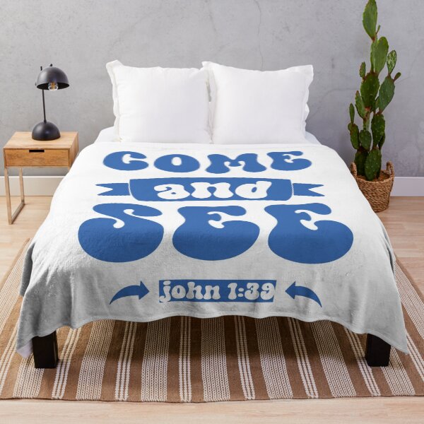 Item preview, COME AND SEE JOHN 1:39 CHRISTIAN JESUS WORDS designed and sold by ittybittyowl.