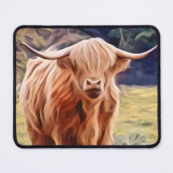 Item preview, Harry Brown Highland Cow Long horned designed and sold by FarmsteadAcers.