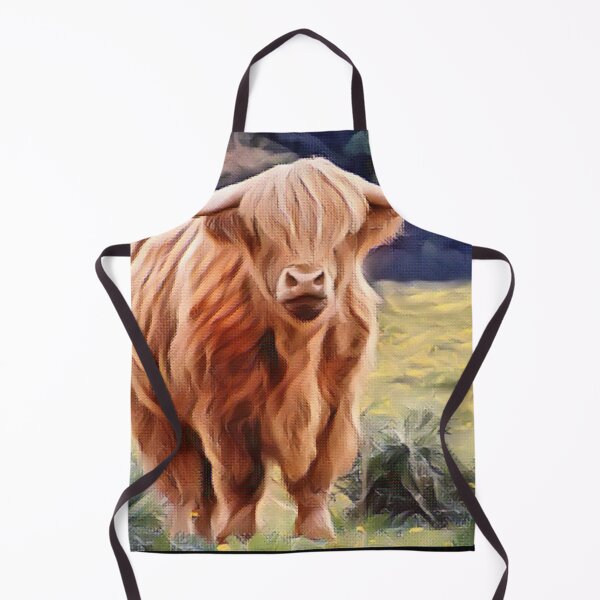 Item preview, Harry Brown Highland Cow Long horned designed and sold by FarmsteadAcers.