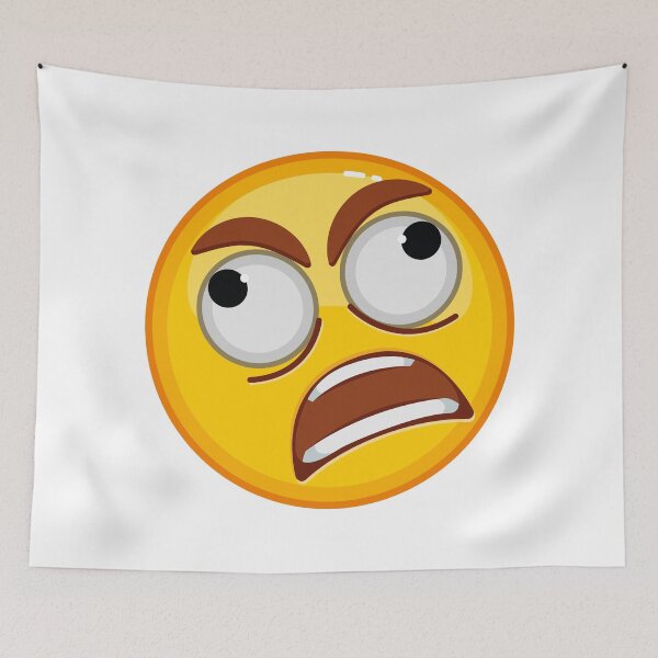 Item preview, Angry emoji designed and sold by Margarita Krasutska.