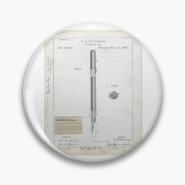 Item preview, Waterman Fountain Pen Patent designed and sold by Tweeting.