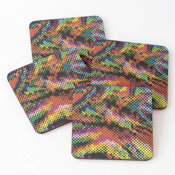 Item preview, Colorful halftone abstract painting designed and sold by marina63.