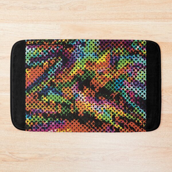 Item preview, Colorful halftone abstract painting designed and sold by marina63.