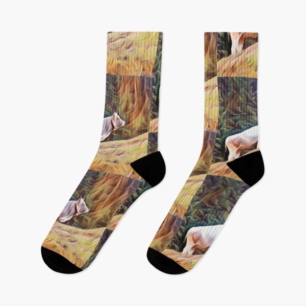 Item preview, Gray Farm cow hiking to greener pastures designed and sold by FarmsteadAcers.