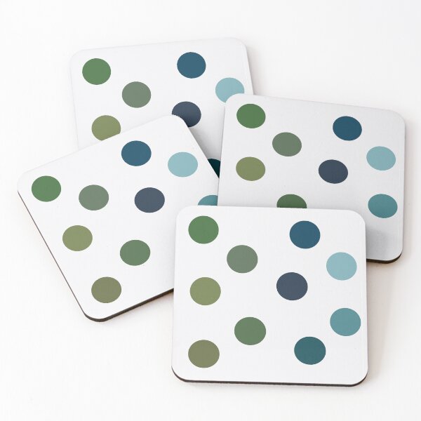 Item preview, Scattered Green & Blue Circles designed and sold by PSCSCo.