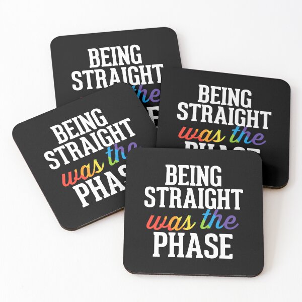 Item preview, Being Straight Was The Phase LGBTQ Gay Pride designed and sold by QueenOfPrint.