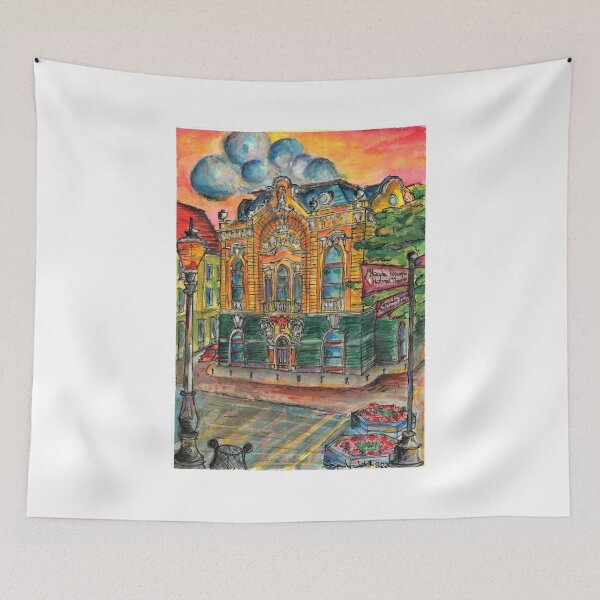 Item preview,  City Library in Subotica Serbia designed and sold by DjapetoArt.