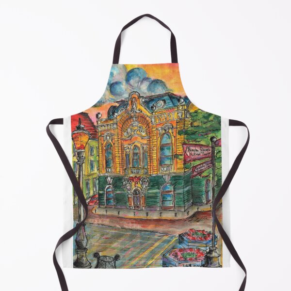 Item preview, City Library in Subotica Serbia designed and sold by DjapetoArt.