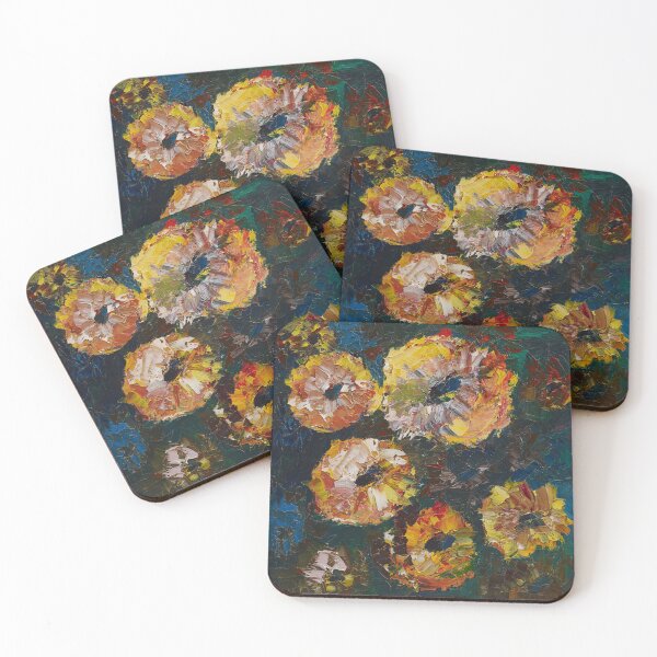 Item preview, Chrysanthemum Blooms On A Dark Background  designed and sold by Kellymcc1.