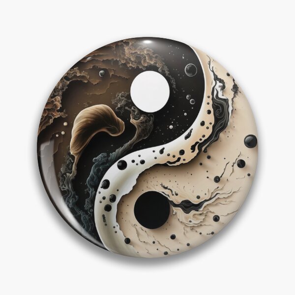 Item preview, círculo abstracto yin yang designed and sold by Consciousmess.