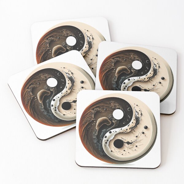 Item preview, yin yang abstract circle designed and sold by Consciousmess.