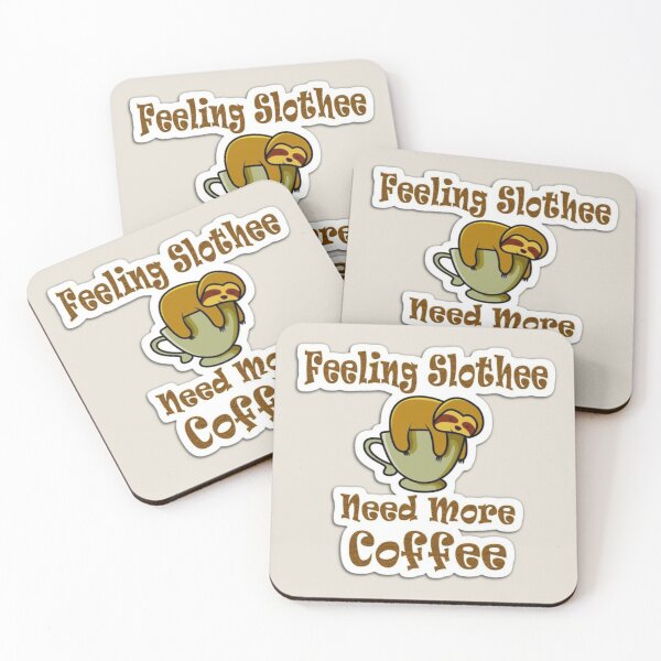 Item preview, Feeling slothee need more coffee classic prints designed and sold by Duncandelmar.