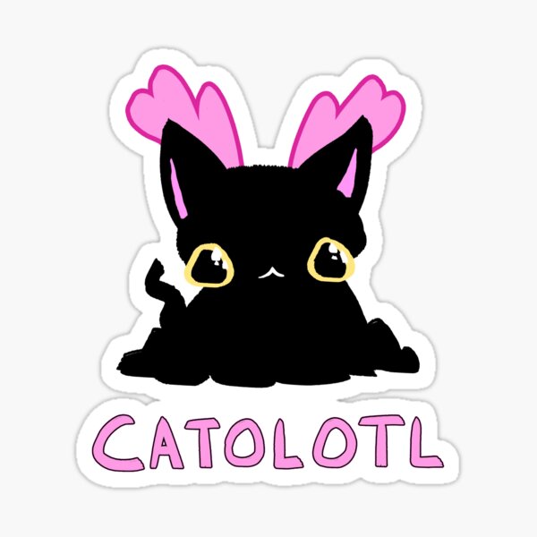 Vista previa del artículo con la obra «Gatito Católotl», diseñado y vendido por BobbyMillsArt.