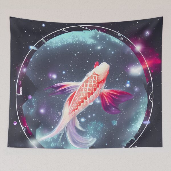 Item preview, Japanese koi fish designed and sold by BigBrainArtwork.