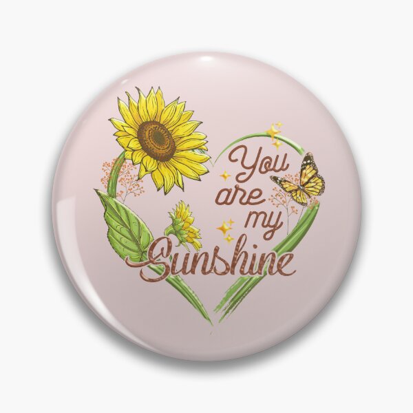 Item preview, You are My Sunshine - Sunflower Heart designed and sold by Trinket-Trickster.