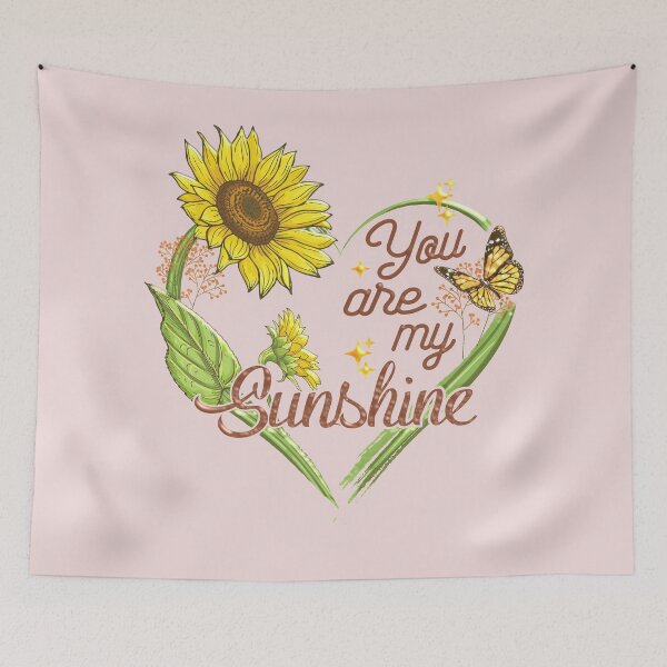 Item preview, You are My Sunshine - Sunflower Heart designed and sold by Trinket-Trickster.