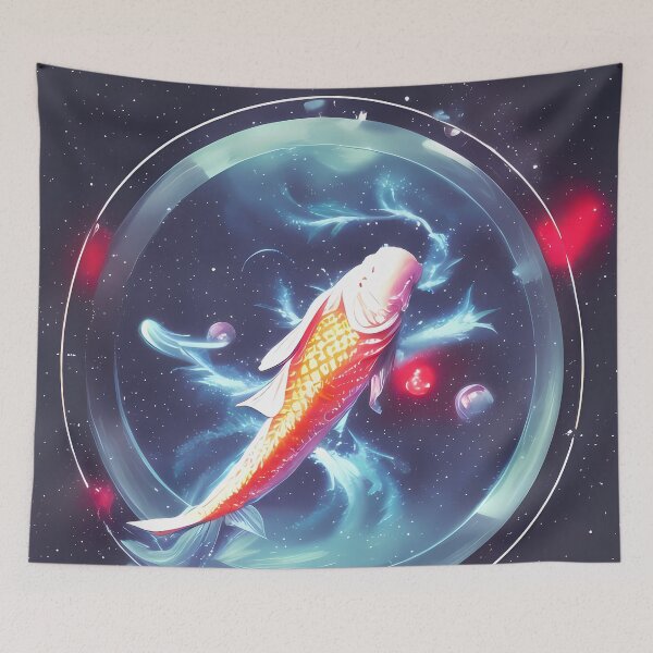 Item preview, Japanese koi fish designed and sold by BigBrainArtwork.