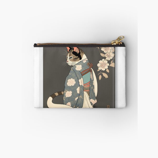 Artikelvorschau, Ukiyo-E Kimono Japanische Katze im Kimono entworfen und verkauft von JCatDesign.
