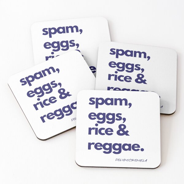 Item preview, food & reggae navy blue designed and sold by PolyMicroMela.