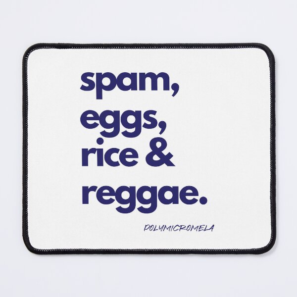 Item preview, food & reggae navy blue designed and sold by PolyMicroMela.