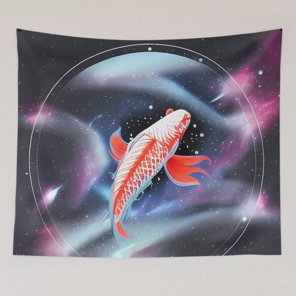 Item preview, Japanese koi fish designed and sold by BigBrainArtwork.