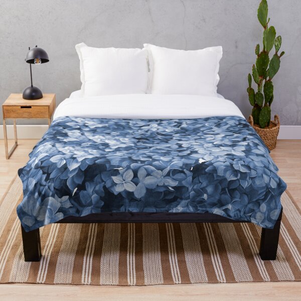 Item preview, Hydrangea Hamptons Blue designed and sold by Catherine Wallace Art.