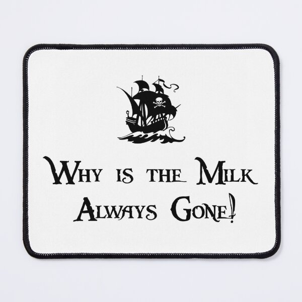 Item preview, baby pirate funny sayings, why is the milk gone! designed and sold by KristiElias333.