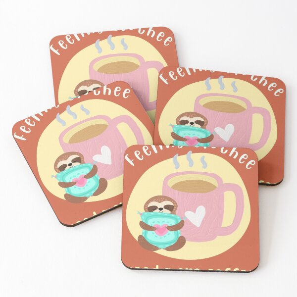 Item preview, Feeling slothee need more coffee awesome prints designed and sold by Duncandelmar.