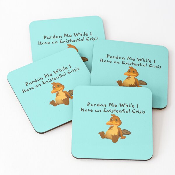 Item preview, Pardon me while I have an existential crisis designed and sold by Odd-Duck-Images.