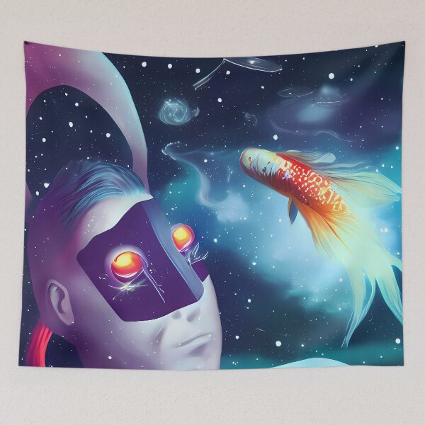 Item preview, Japanese koi fish designed and sold by BigBrainArtwork.