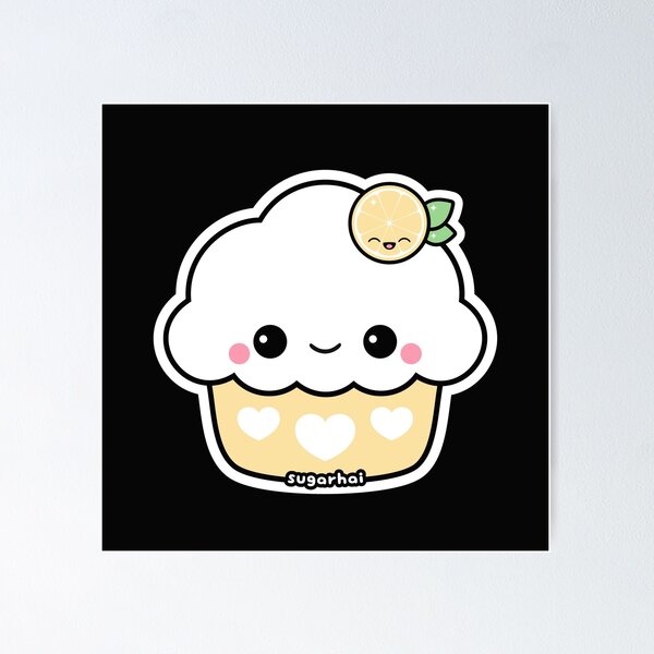 Cute Blueberry Cupcake Sticker for Sale by sugarhai  Cute laptop stickers,  Cute cupcake drawing, Cute panda wallpaper
