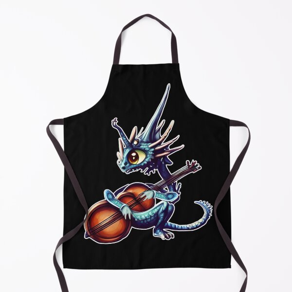 Item preview, Dragon with double bass designed and sold by Artbellachi.