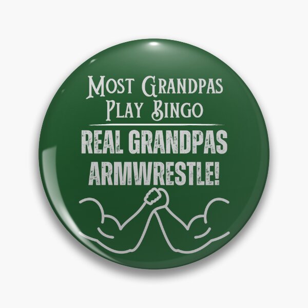 Item preview, Most Grandpas Play Bingo, Real Grandpas Armwrestle designed and sold by Constant Readers.