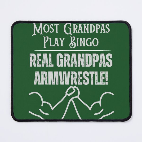 Item preview, Most Grandpas Play Bingo, Real Grandpas Armwrestle designed and sold by Constant Readers.