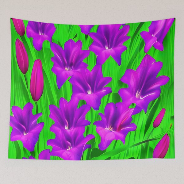 Item preview, Purple lily flower designed and sold by gramizzia.