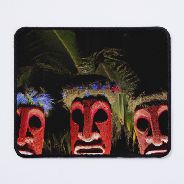 Item preview, Evil Tiki Heads designed and sold by molewart.