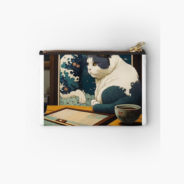 Artikelvorschau, Ukiyo-E Kimono Japanische Katze im Kimono entworfen und verkauft von JCatDesign.