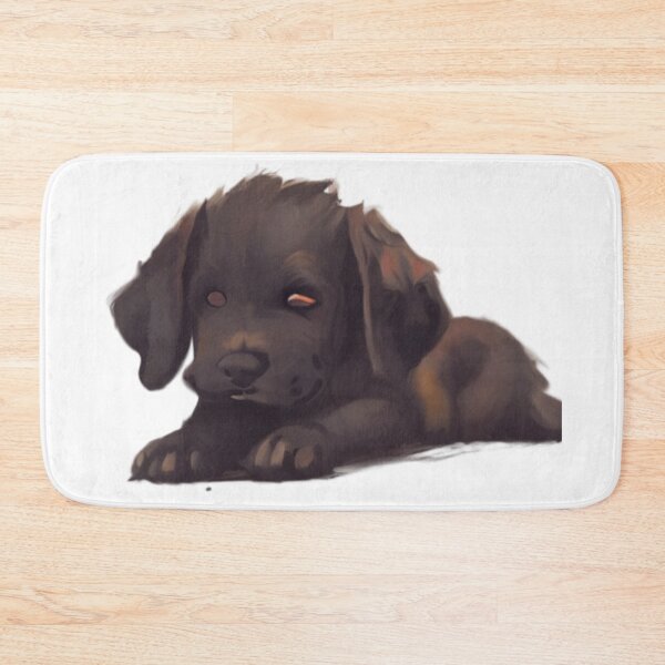 Item preview, Sleepy winking brown puppy designed and sold by zheworkstudio.