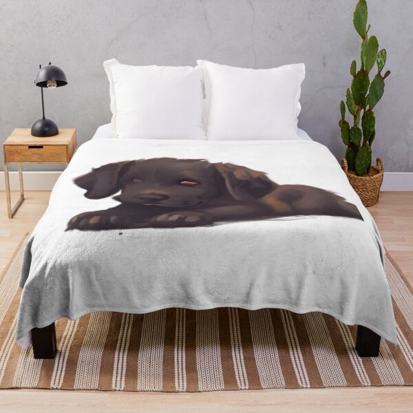 Item preview, Sleepy winking brown puppy designed and sold by zheworkstudio.