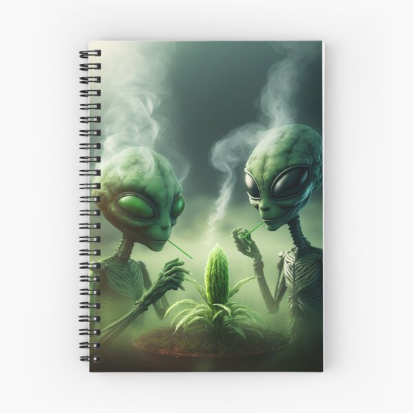 Aperçu de l'œuvre Aliens Fumant créée et vendue par Olivier Dean.