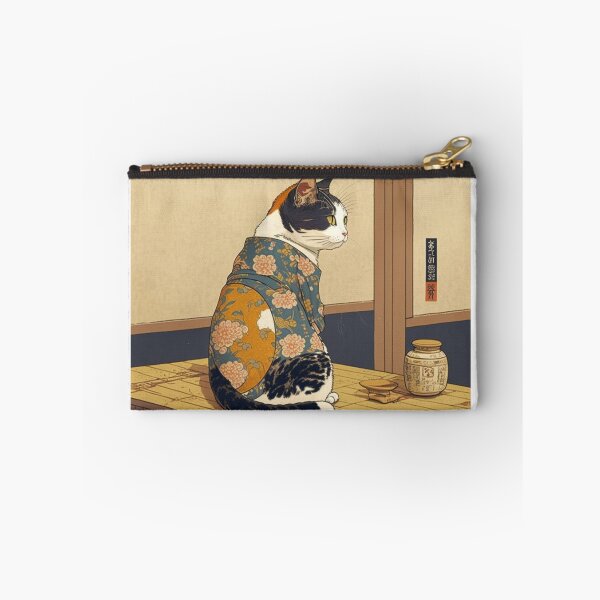 Artikelvorschau, Ukiyo-E Kimono Japanische Katze im Kimono entworfen und verkauft von JCatDesign.