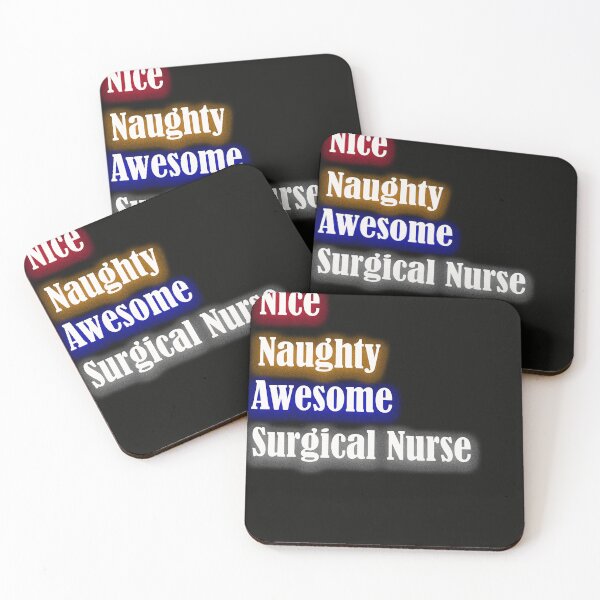 Item preview, Nice Naughty Awesome Surgical Nurse designed and sold by KLSproduct.