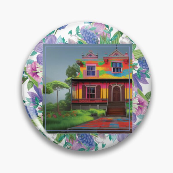 Item preview, Colorful Colonial Home 1 designed and sold by AdaptiveReuse.