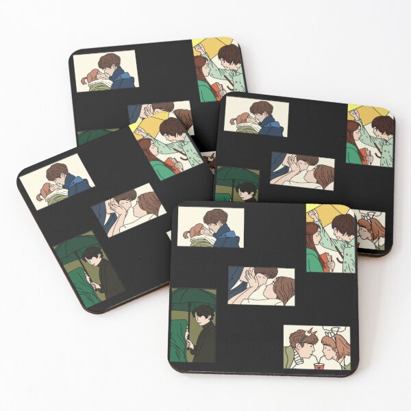 Item preview, Iconic Kdrama Scenes Sticker Sheet designed and sold by Maria N.