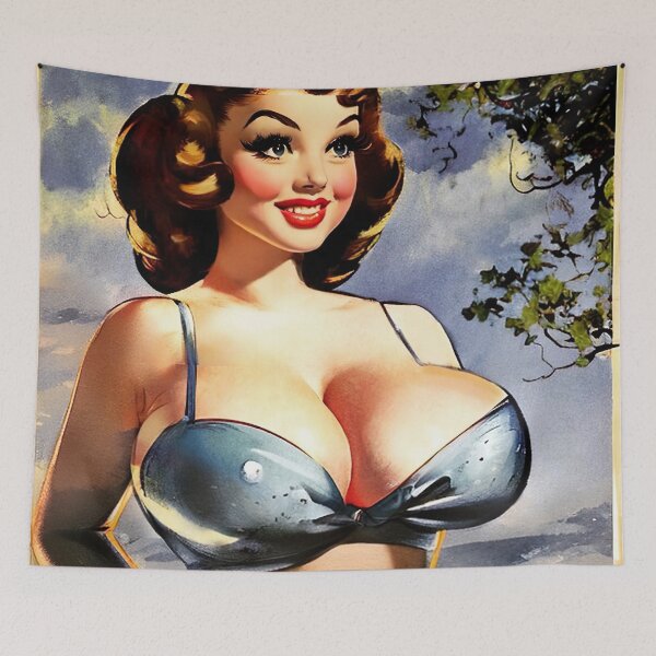 Item preview, Copy of Blue Pinup Girl designed and sold by cutestpinups.