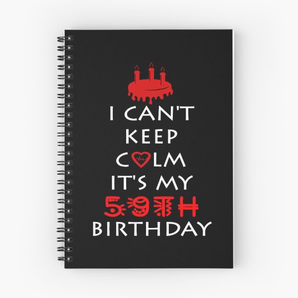 Item preview, I Can't Keep Calm It's My 59th Birthday designed and sold by ferraudionne.
