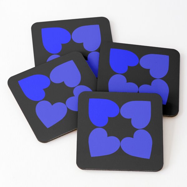 Item preview, Blue Hearts (Gift Heart Designs) designed and sold by LEOEXPRESS.