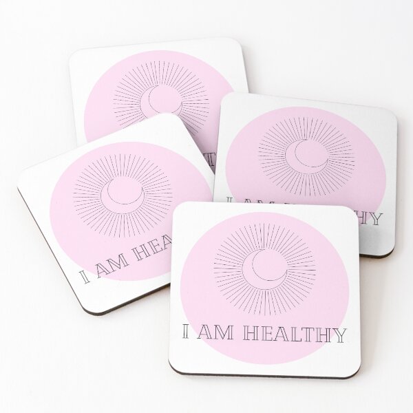 Item preview, Affirmation Collection - I Am Healthy (Pink) designed and sold by T-WoodCreations.